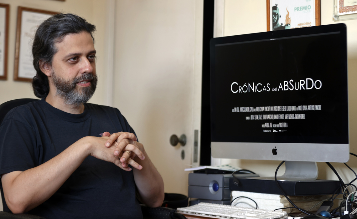 Miguel Coyula tells about his award-winning work at the Cinema Tropical in New York