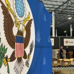 Almacén de Miami donde se empacó la ayuda humanitaria enviada al oriente de Cuba este miércoles