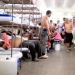 Reclusos en una cárcel cubana