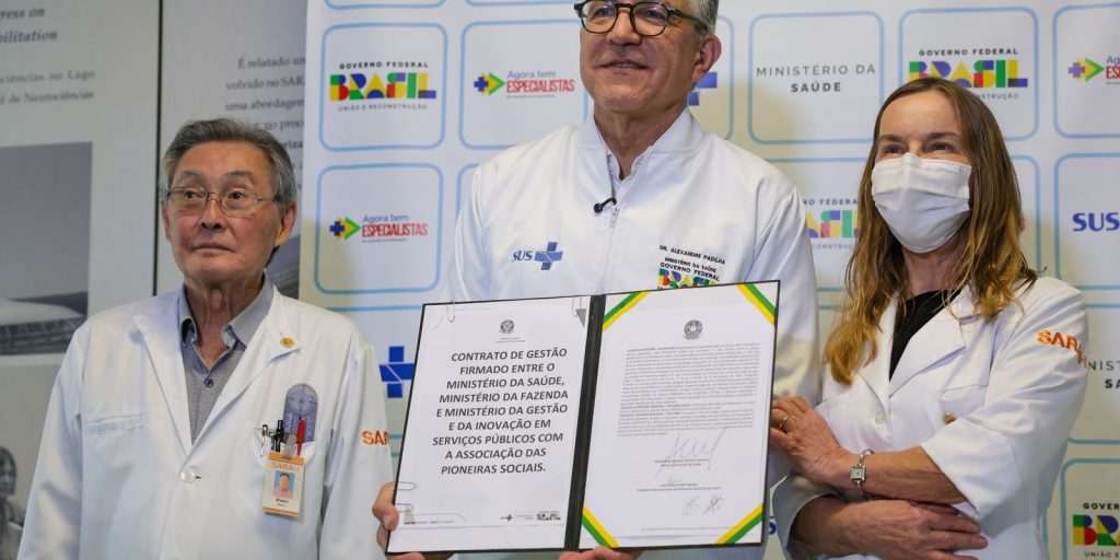 Ministry of Health renews contract with Rede Sarah for R$7.5 billion
