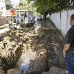 More than 10 sectors have been without water since Friday due to broken pipes