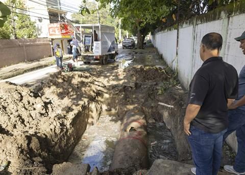 More than 10 sectors have been without water since Friday due to broken pipes