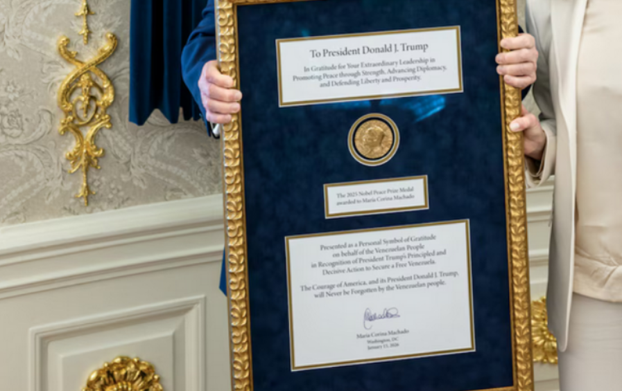 Norway rejected delivery of Machado's Nobel Prize