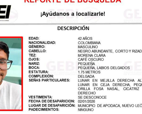 Nuevo León Prosecutor's Office confirms the location of the Colombian teacher alive