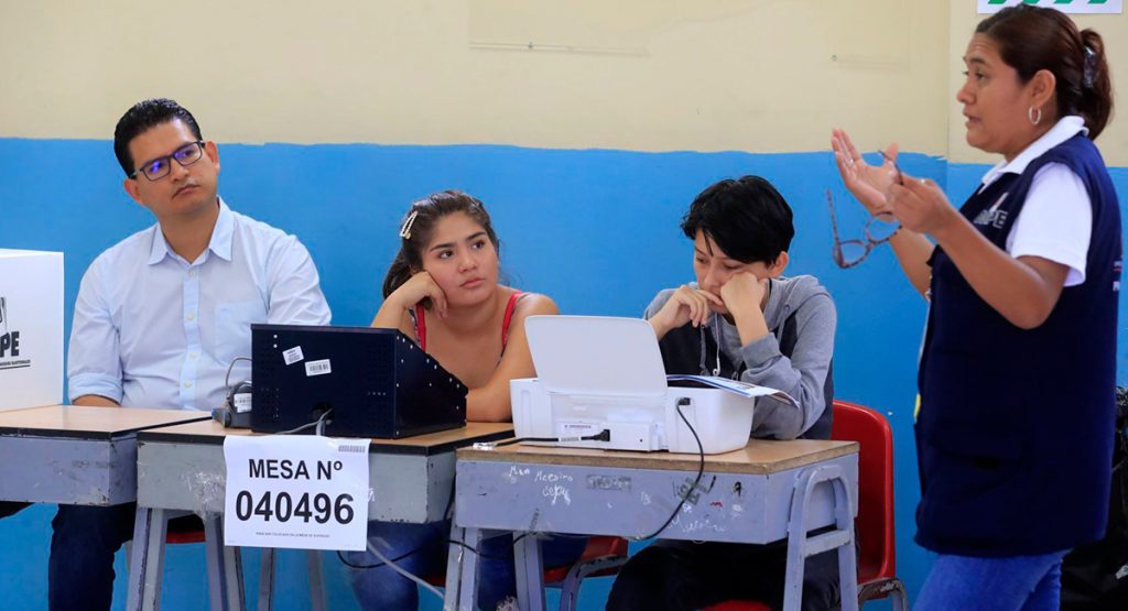 ONPE official link to find out if I am a polling station member in Elections 2026