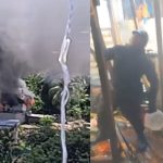 Pichanaqui: two-story house is reduced to ashes after fire