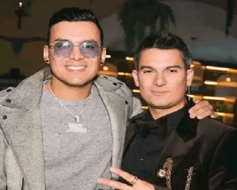 Yeison Jiménez y Pipe Bueno.