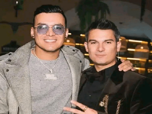 Yeison Jiménez y Pipe Bueno.