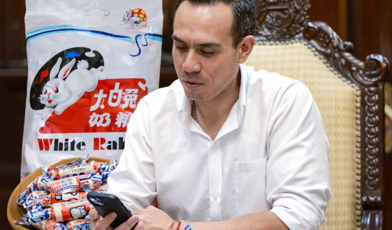 Presidency after revealing a new meeting between Jerí and a Chinese businessman: "He went to buy Chinese candy"