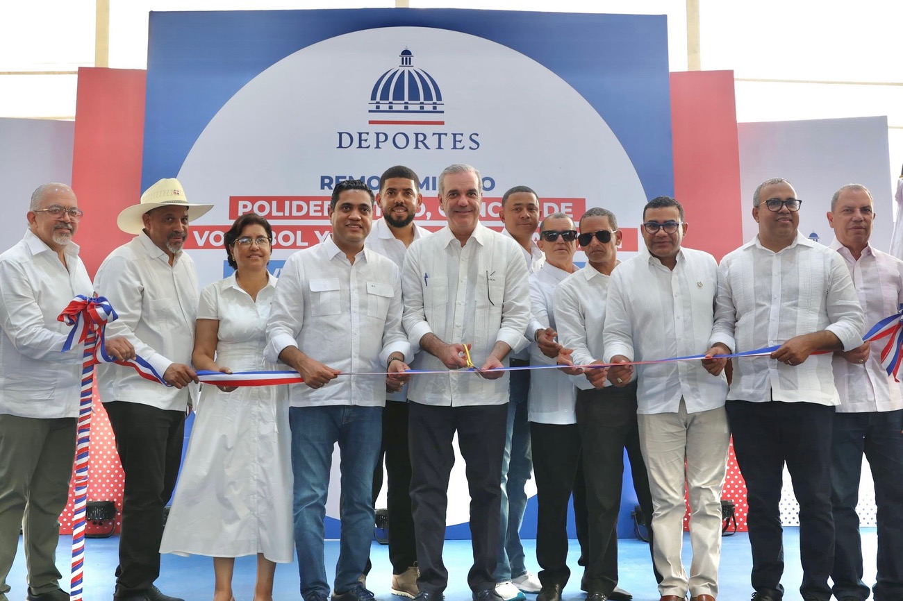 President Abinader delivers sports works in Dajabón with an investment of 43.5 million pesos