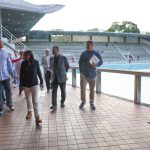 President in charge Delcy Rodríguez tours recovered UCV facilities