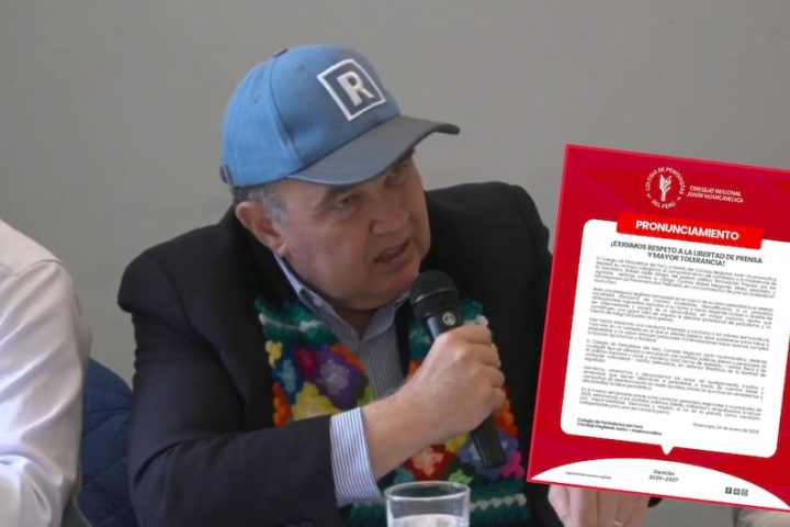 Rafael López Aliaga called a journalist “spokesperson for crime”: journalistic unions reject attack