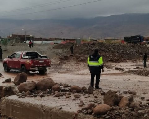 Rains in Arequipa left landslides, landslides and a fatal accident in the provinces