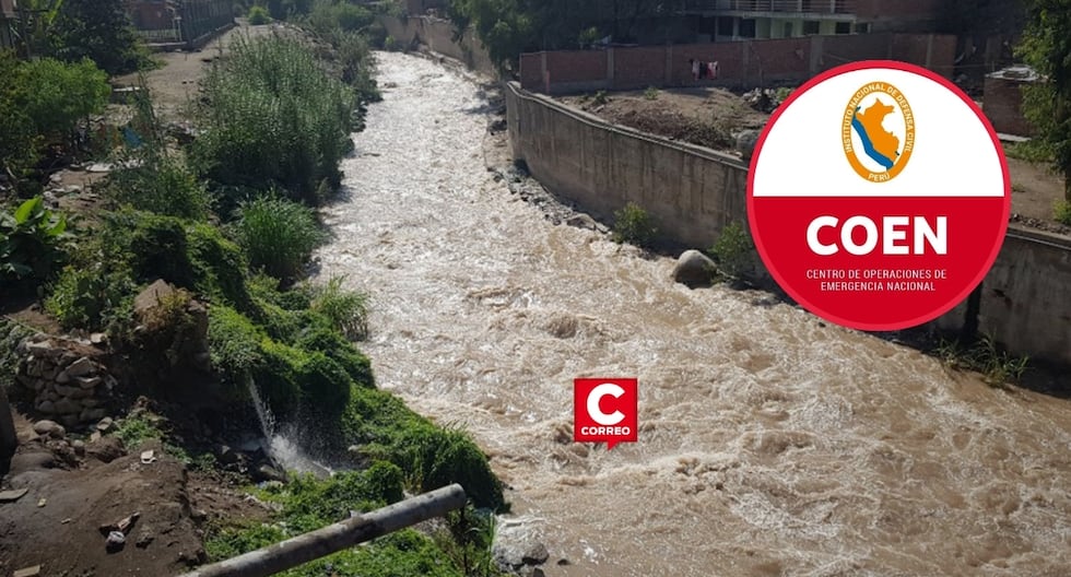 Red Alert: Indeci warns of risk of activating streams in Áncash, Ayacucho and Huancavelica