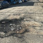 Residents of the Italia residential complex protest against street repairs, Public Works intervened