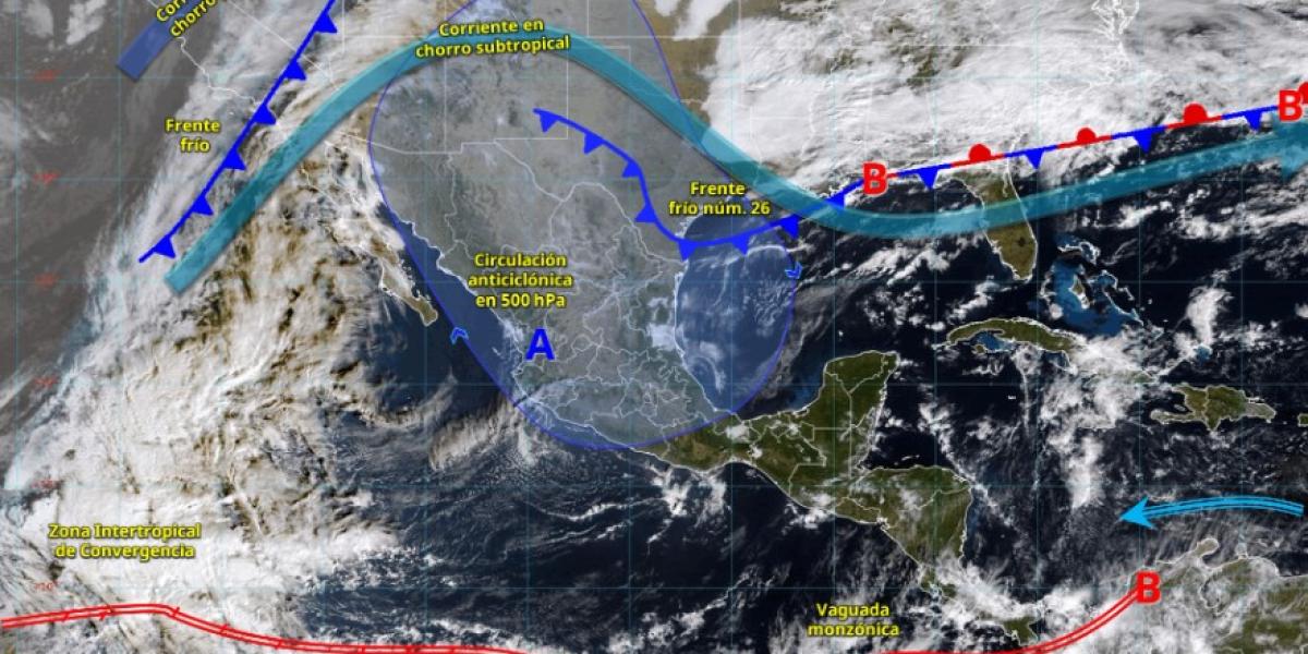 SMN predicts the entry of new cold fronts