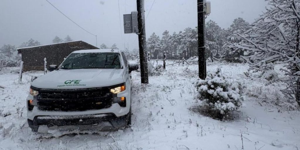 The CFE continuously monitors the winter storm "Fern"