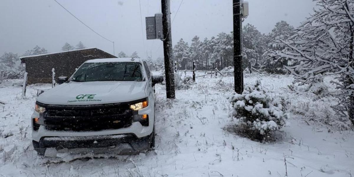 The CFE continuously monitors the winter storm "Fern"