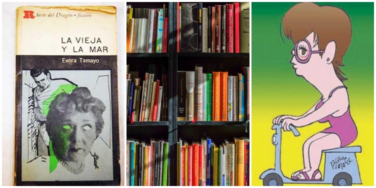 La vieja y la mar / Caricatura de Évora Tamayo