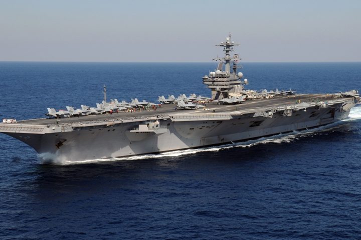 The US deploys a nuclear aircraft carrier to northern Cuba for military exercises