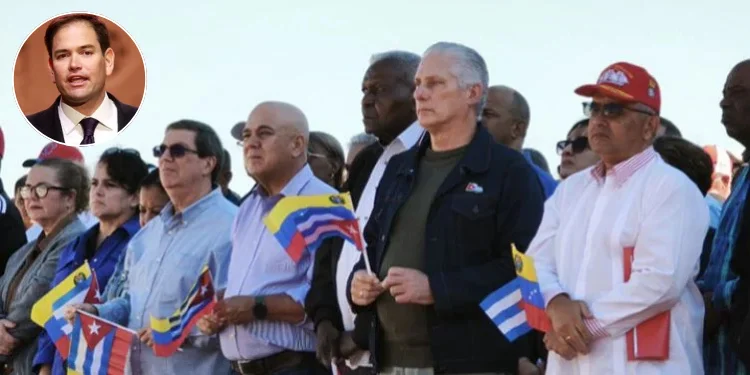 Marco Rubio / Jerarcas del régimen cubano