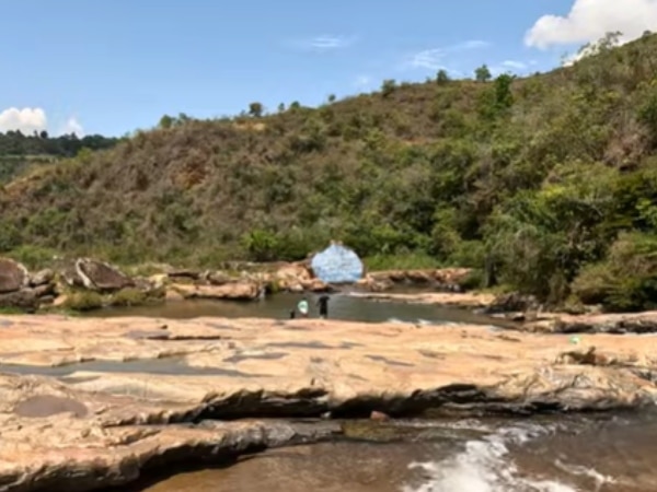 Los pozos de aguas naturales conocidos como el Edén del Paraíso en Colombia
