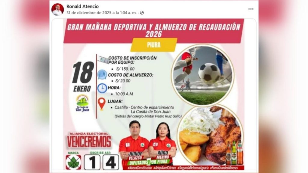 The new 'cocktails'? Venceremos raises money with 'polladas' and soccer tournaments