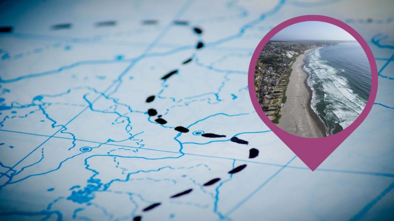 The route chosen by tourists to reach Maitencillo in record time