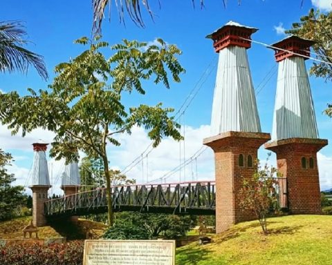 Puente de Occidente en Santa Fe de Antioquia.