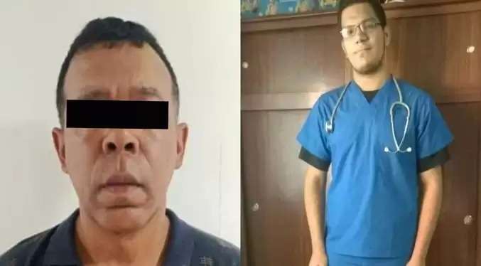 They arrest someone involved in the crime of an ophthalmologist