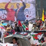 They march in CDMX to demand the release of Maduro