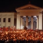 Torch March amid tensions with the US and blackouts throughout the island
