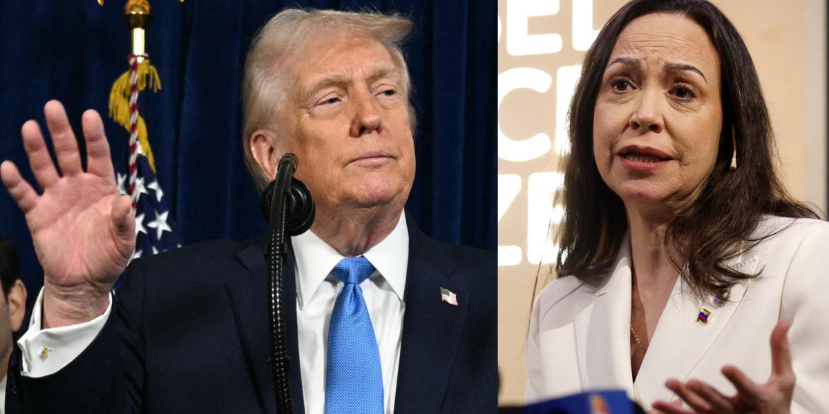 Trump will receive Venezuelan opponent María Corina Machado next week