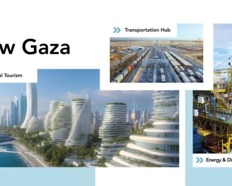 Trump's son-in-law presents real estate design for Gaza in Davos: skyscrapers and coastal tourism