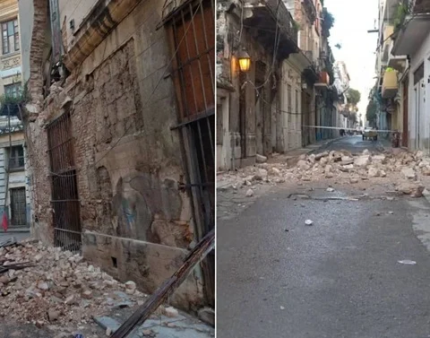 Cuba, Habana Vieja, derrumbes