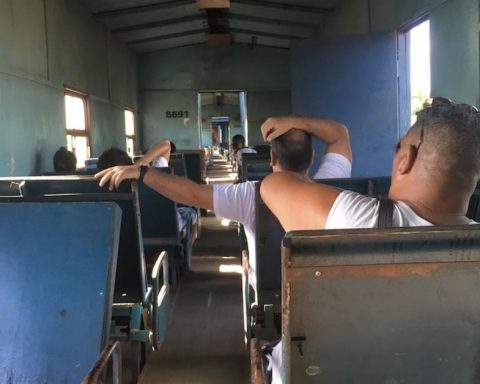 Two workers injured in a train fire in Sancti Spíritus