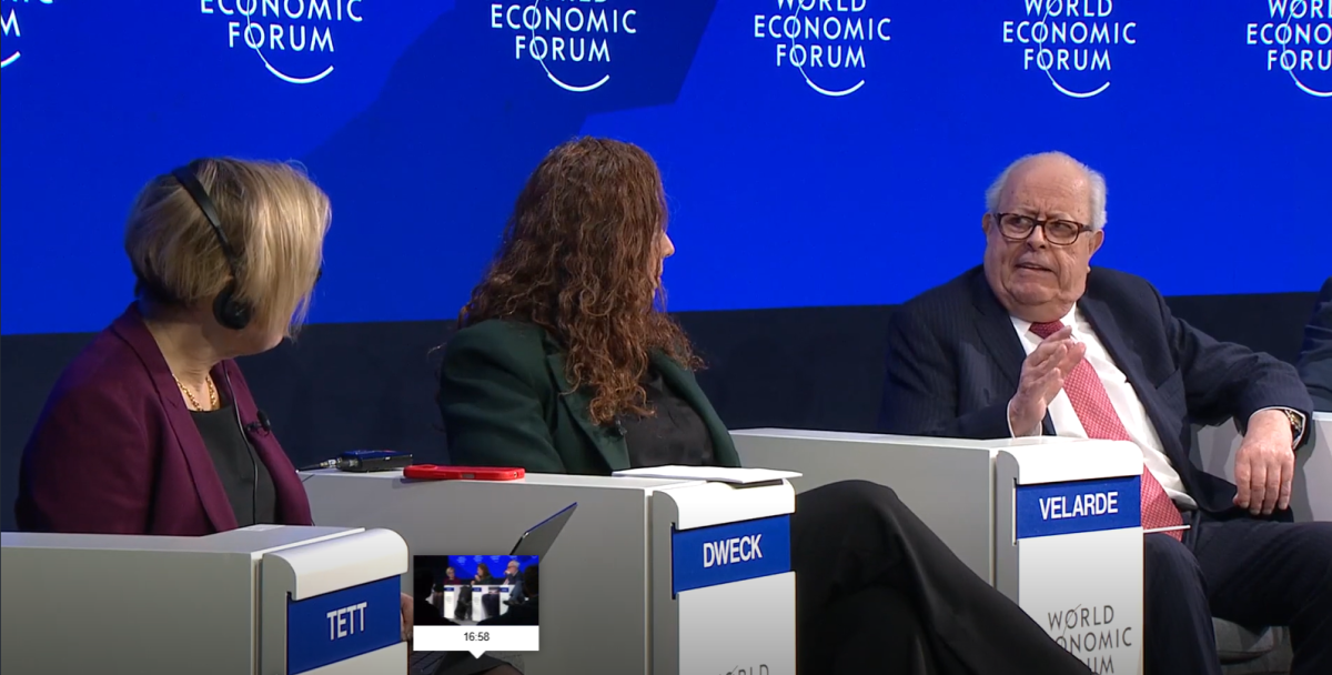 Velarde's realism in Davos: Why the president of the BCR rejected praise for Peruvian stability