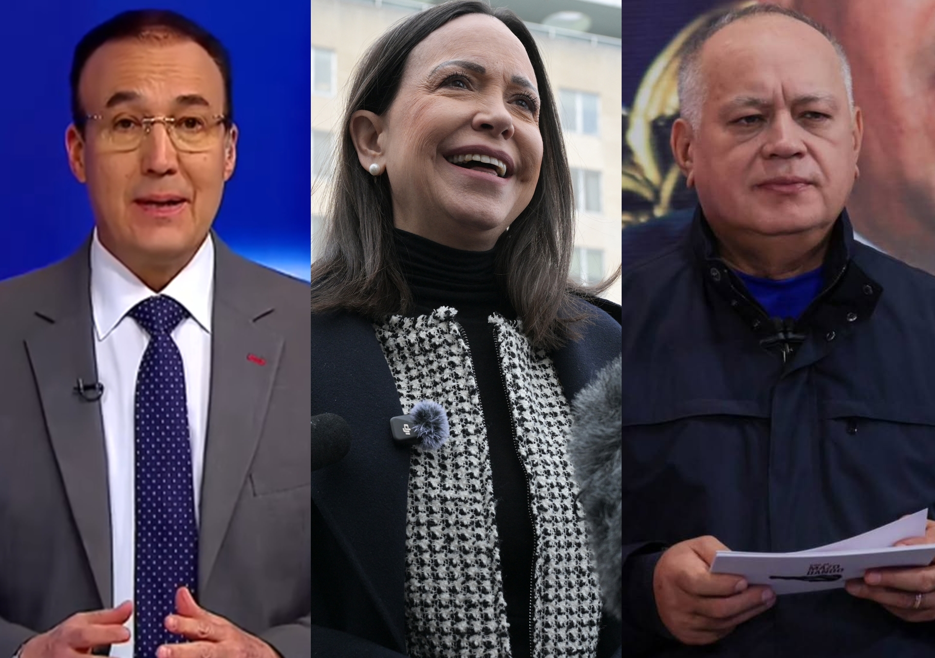 Venevisión defies censorship by reporting on María Corina Machado and receives a threat from Diosdado Cabello