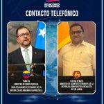 Venezuela receives demonstrations of support from the Government of Sri Lanka