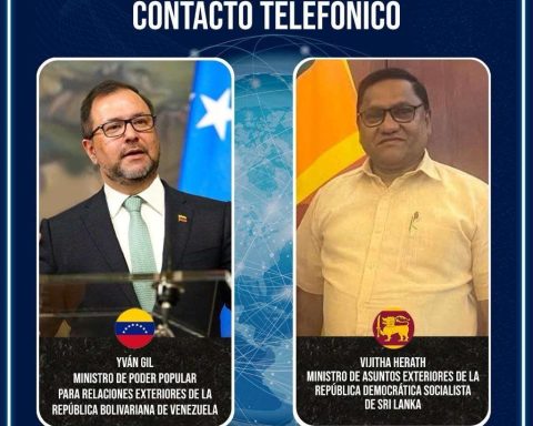 Venezuela receives demonstrations of support from the Government of Sri Lanka