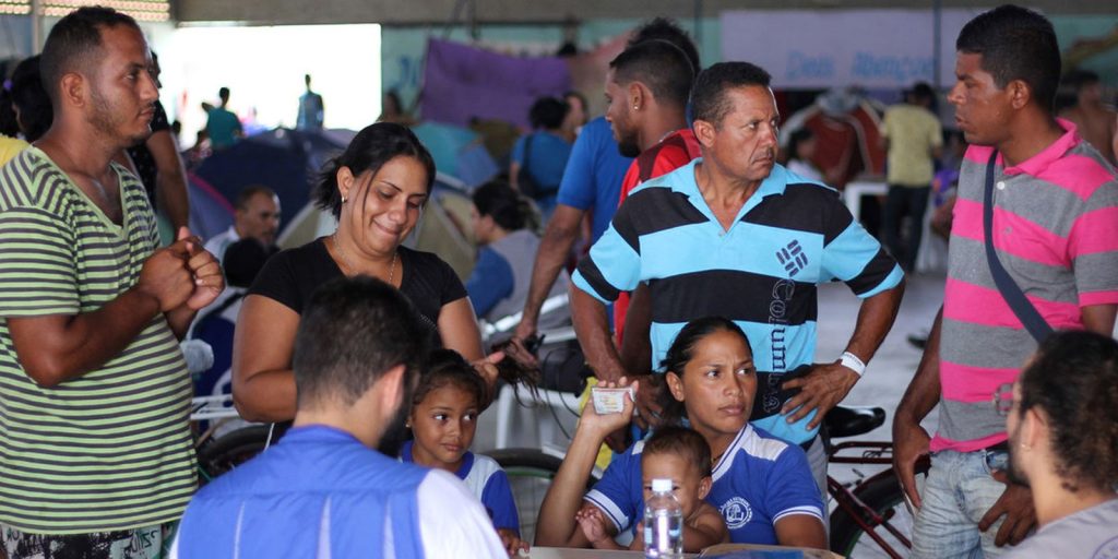 Venezuelans living in Brazil view the crisis in their country with sadness