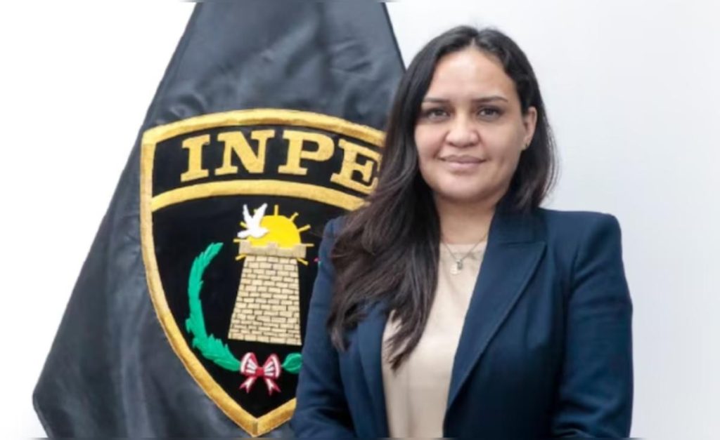 Vice Minister of Justice Shadia Valdez assumes the temporary presidency of the INPE