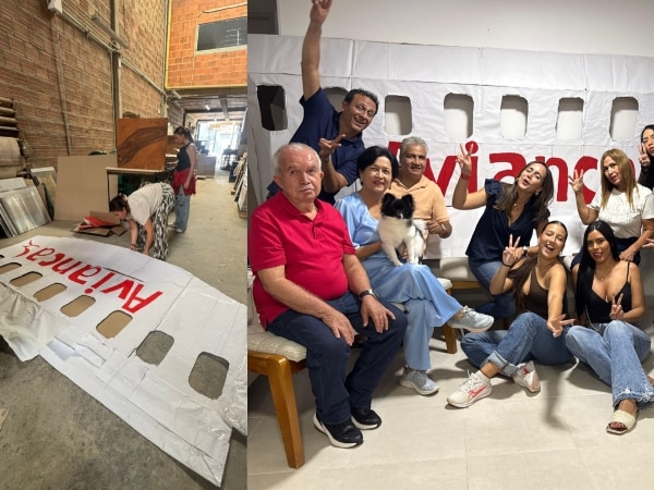 Encontramos a la familia que creó un avión de cartón como agüero y terminó volando en redes: una historia que unió creatividad y sueños