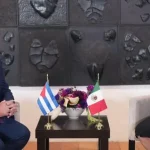 Miguel Díaz-Canel y Claudia Sheinbaum, en octubre de 2024, en Ciudad de México