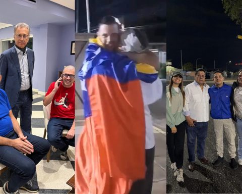 Who are the Italians released from prison this Monday?