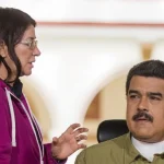 Cilia Flores y Nicolás Maduro en 2016