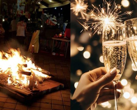 Why is the Old Year burned in Colombia and where does this tradition come from?