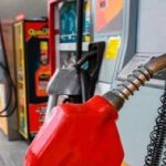 Estación de servicio de gasolina.