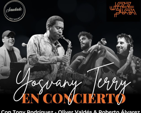 Yosvany Terry and guests at Saudade