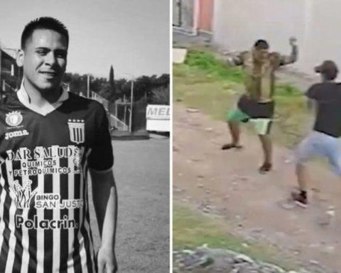 A former Argentine soccer player dies in a street fight and his brother is the main suspect